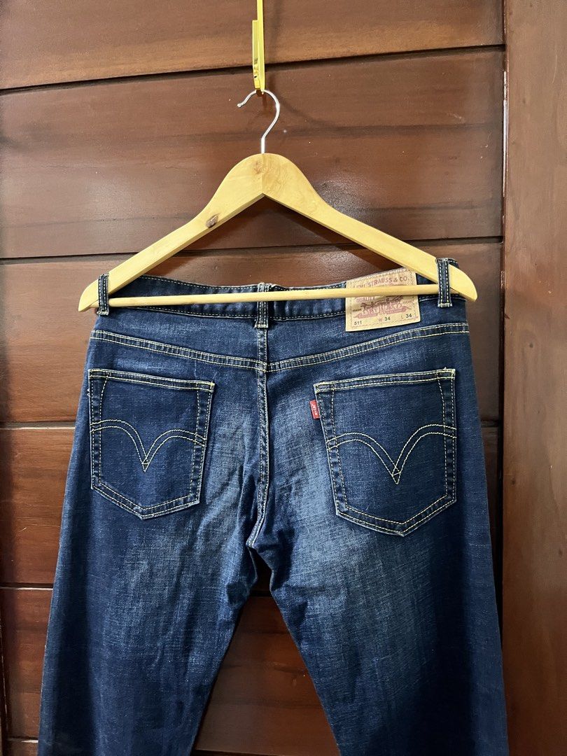 Levis 511 slim fit denim jeans (Category: Jeans) located in Manila. Submitted by all.love.thrift.shop.v2 (Listing ID 1470122317, Image 1). Description: For sale Levis 511 jeans Size 34 Excellent condition ₱1,599 + sf As is, No return No exchange No refund Color may vary due to lighting All items are cleaned before shipping Payment first via gcash/maya/gotyme/maribank bank transfer 💰 Ship via LBC/J&T/Lalamove 🚛 📍 Cainta, Rizal ❤️.