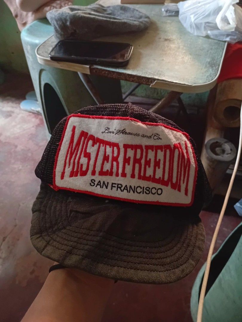 Levis x MisterFreedom (Category: Caps & Hats) located in Mercedes. Submitted by kiel1 (Listing ID 1469956203, Image 2). Description: 700+SF NO ISSUE NEED WASHED EXCELLENT CONDITION AUTHENTIC LOC: DAET CAMARINES NORTE (BICOL).