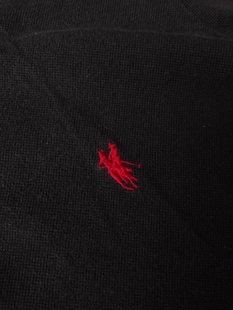 LIEAOPAUL Black Polo Shirt with Red Horse Logo, Men's Fashion, Tops ...