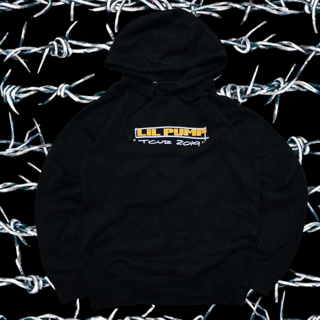 Lil Pump "Harverd Dropout" 2019 Tour (Category: Hoodies) located in Caloocan City. Submitted by barbed.vtg (Listing ID 1470124001, Image 2). Description: Lil Pump, is an American rapper. He rose to prominence as part of the SoundCloud rap scene in the late 2010s, gaining distinction for his minimalist music and rambunctious public persona. Born and raised in Miami, Florida, he gained mainstream attention following the release of his 2017 single "
