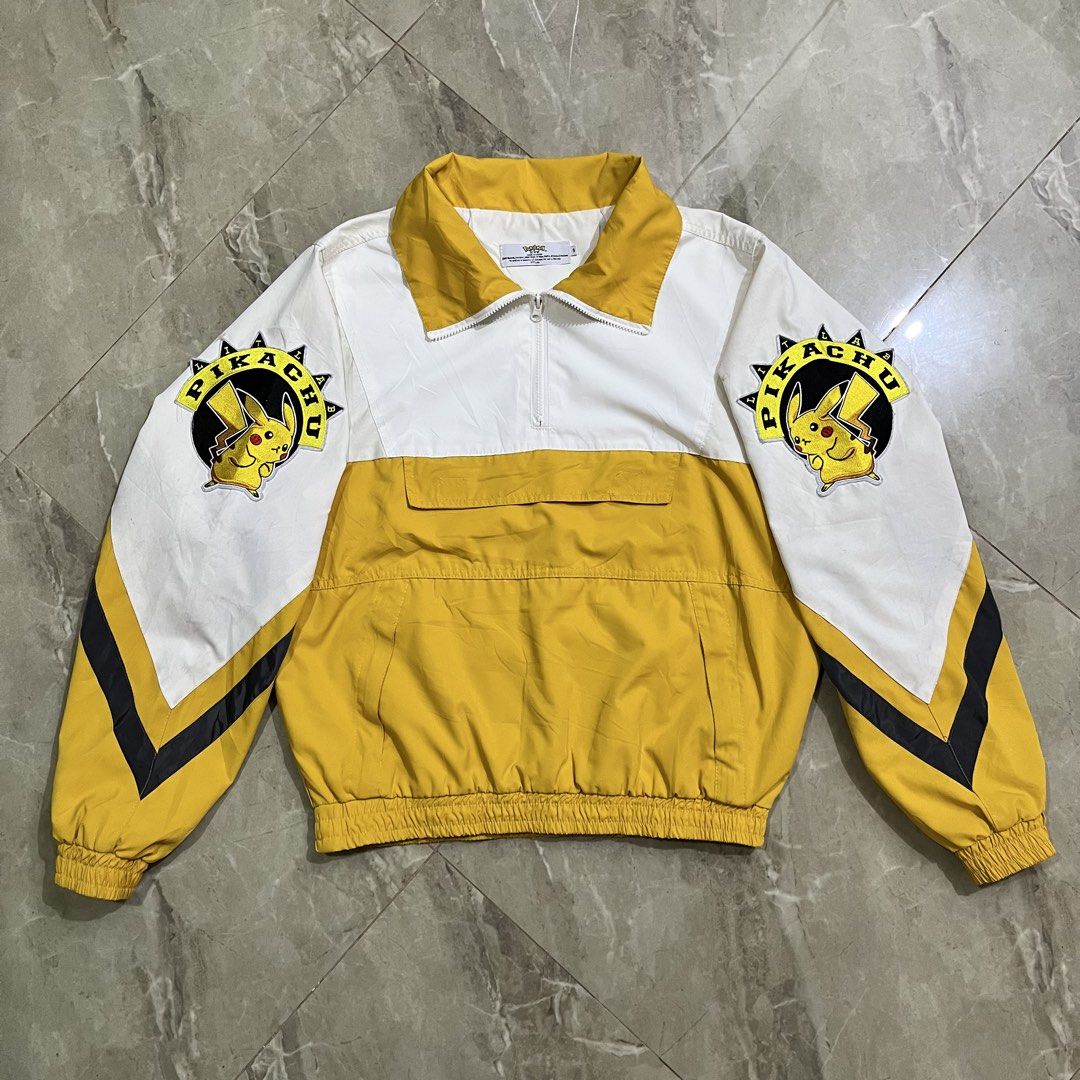 LITLAB X POKEMON KANGAROO WINDBREAKER JACKET (Category: Coats, Jackets and Outerwear) located in Marikina City. Submitted by arniejane23 (Listing ID 1470023644, Image 1). Description: LITLAB X POKEMON KANGAROO WINDBREAKER JACKET SIZE SMALL ON TAG DIMENSION width - 24.5 length - 26.5 SEE LAST PIC FOR ISSUE - WASHABLE! / NO OTHER FLAW EXCELLENT CONDITION!! 📩📩📩.