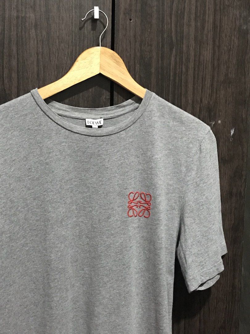 Loewe Anagram Embroidered Shirt (gray) (Category: Tshirts & Polo Shirts ) located in Bulacan. Submitted by dailybumps (Listing ID 1469978272, Image 1). Description: 20x28 Authentic No issue M-L best fit.