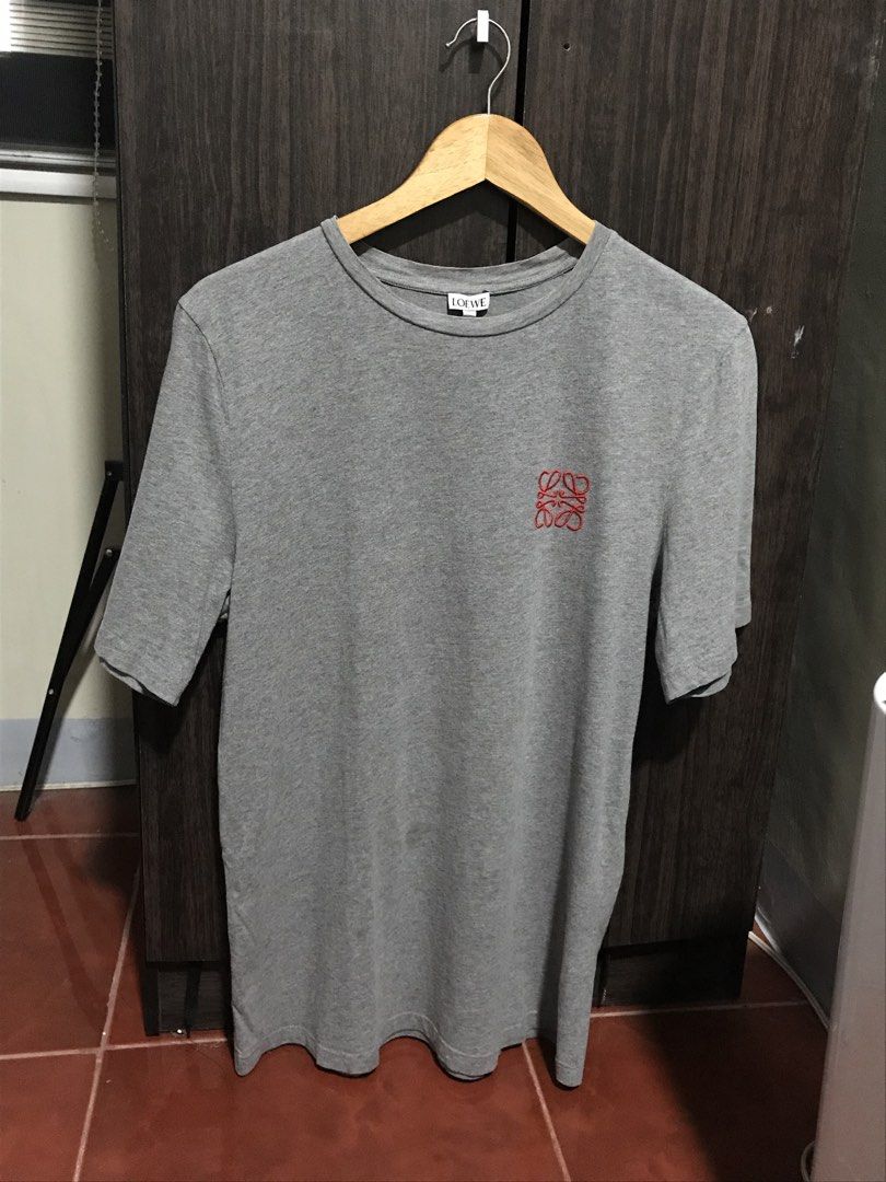 Loewe Anagram Embroidered Shirt (gray) (Category: Tshirts & Polo Shirts ) located in Bulacan. Submitted by dailybumps (Listing ID 1469978272, Image 2). Description: 20x28 Authentic No issue M-L best fit.