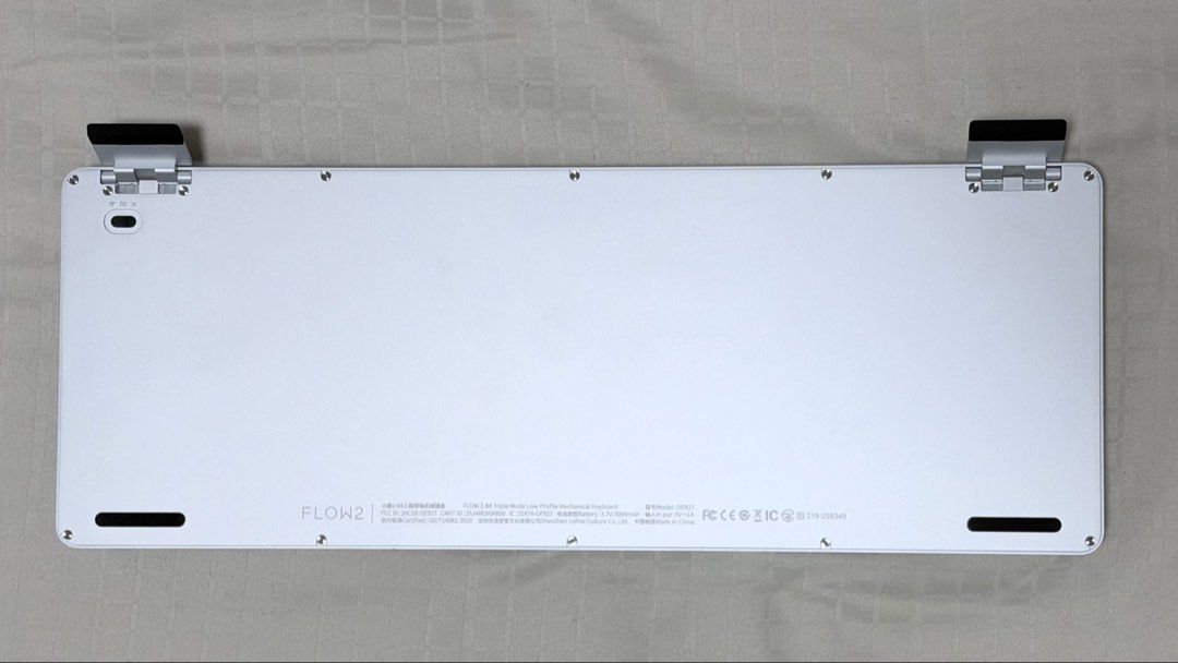 LOFREE Flow 2 84-Key Low-Profile Mechanical Keyboard – Silver | Void ...