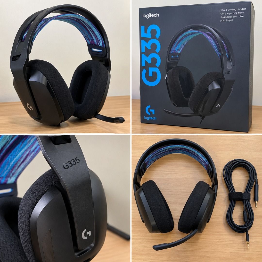Logitech G335 Gaming Headset 🎧 | Original Wired Headphones with Mic ...