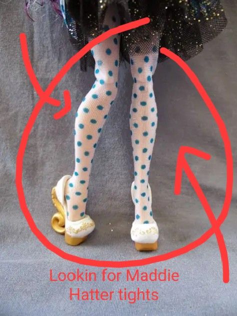 looking for maddie hatters tights (Category: Figurines & Statues) located in Dumaguete. Submitted by sockrat (Listing ID 1470122620, Image 1). Description: looking for Base Maddie hatters tights am willing to pay 500 for it.