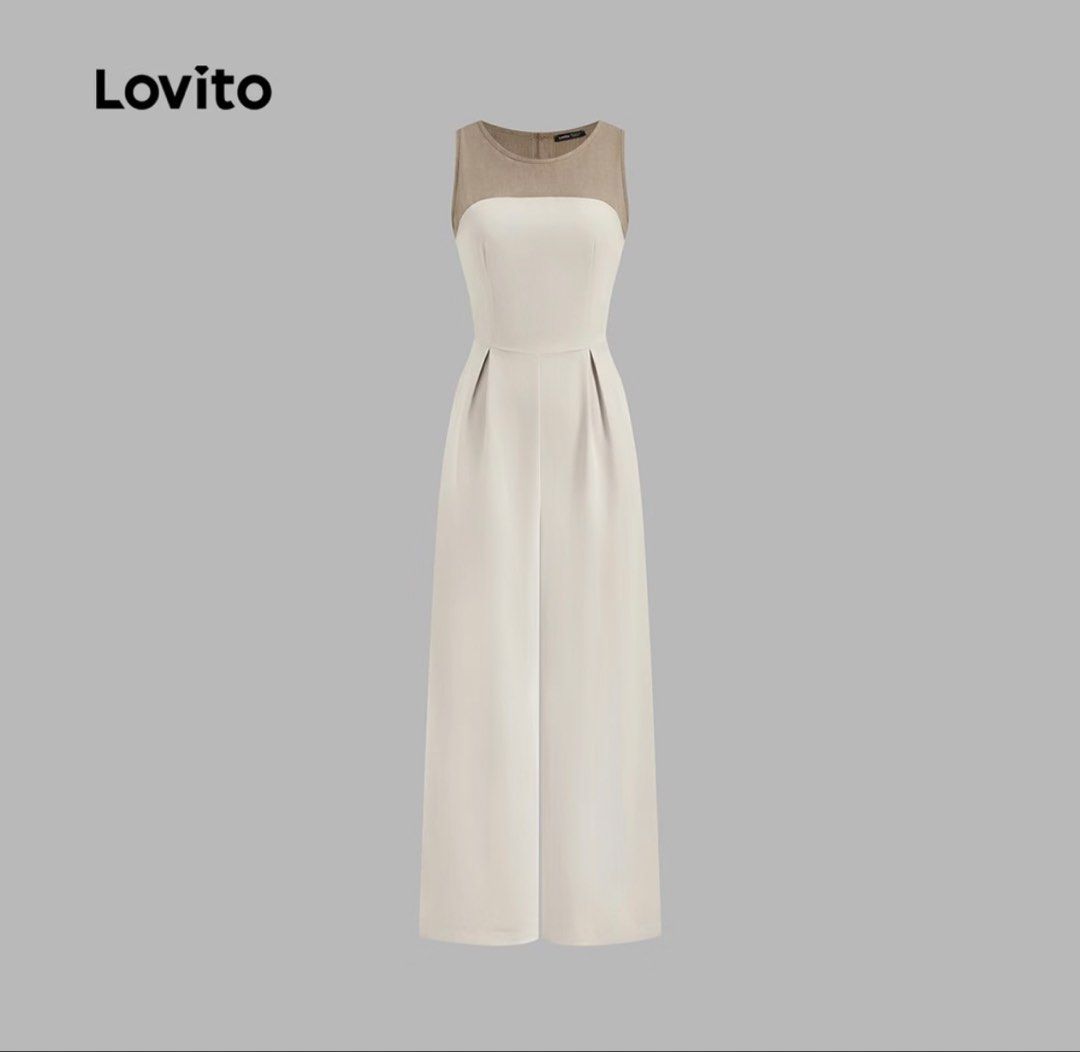 Lovito jumpsuit (Category: Jumpsuits) located in Mandaluyong City. Submitted by dclutter.corner (Listing ID 1470130906, Image 3). Description: Washed but never been used. I realize not for me since i'm a breastfeeding mom. But the fabric is nice. Bought in orange app at ₱216.