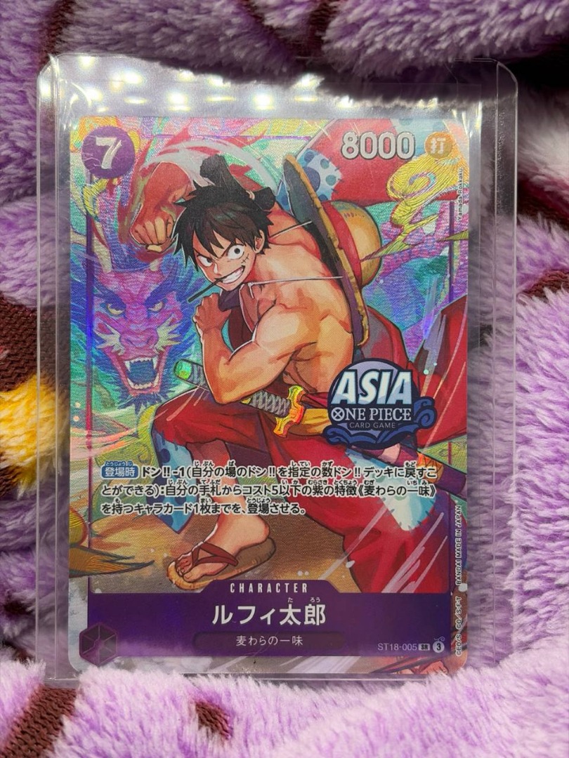 Luffy ST18-005 For Asia Only (Rare), Toys & Collectibles, Trading Cards ...