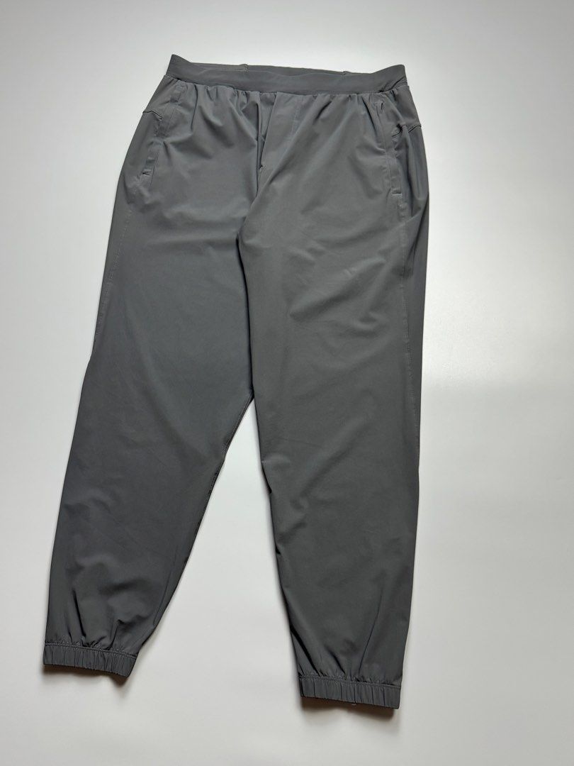 Lululemon - Pace Breaker Jogger Pants (Category: Joggers) located in Quezon City. Submitted by japon_rose (Listing ID 1470066779, Image 2). Description: READ DESCRIPTION FIRST BEFORE YOU START A DEAL GUARANTEED AUTHENTIC ❗️ Mens/ Lululemon - Pace Breaker Jogger Pants Color: Gray Size: Large on tag (Mens) Length: 37 Waist: 32-36 Inseam: 27 Knee: 10 Leg opening: 5 (zipper) Front rise: 12.5 Back rise: 15 (MEASURED IT BY INCHES) 9.8/10 overall condit