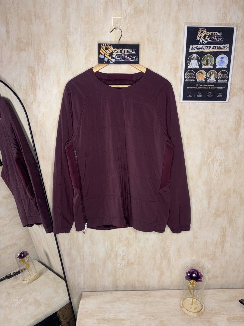 LULULEMON HIKING INSULATED ROUND NECK SHIRT (Category: Tshirts & Polo Shirts ) located in Cabuyao City. Submitted by pormanation-thrift-store (Listing ID 1469990607, Image 1). Description: LULULEMON HIKING INSULATED ROUND NECK SHIRT Condition: LIKE NEW Color rate: 10/10 (PWEDE SA MASELAN) Size: MEDIUM Dimes: 22”Wx27”L Issue: NONE‼️ Price: 2500.