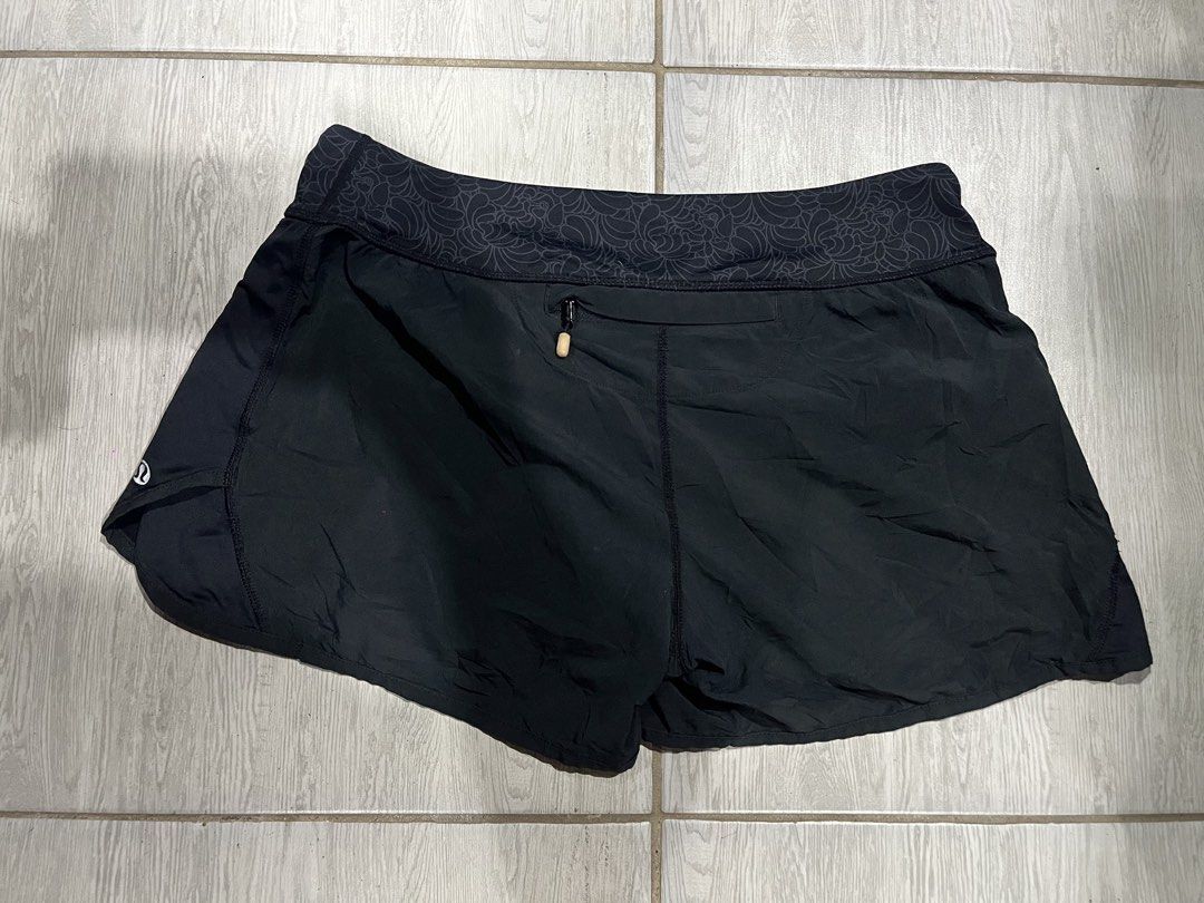 Lululemon Speed Up Lowrise /Black /Dot 8 (Category: Activewear) located in Camalaniugan. Submitted by anarchymonopoly052128 (Listing ID 1470114176, Image 2). Description: Dimes Garterize Waistline 26 to 32 Length: Front 9.5 /Back 10.5 Inches Leg Hope: 12 Inches .