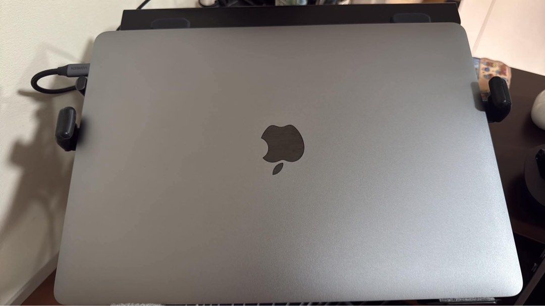 Macbook Pro 2020 13 inches (Category: Laptops & Notebooks) located in Quezon City. Submitted by 356.syllables (Listing ID 1470028195, Image 2). Description: - intel quadcore i5 - 8gb RAM | 512 gb SSD - space grey - no dents or flaws - still can handle light to heavy tasks - NORMAL battery health - 320 cycle count (for a 6 year old device) - complete box and accessories - free laptop bag - meet up only for your peace of mind - first owner and was 