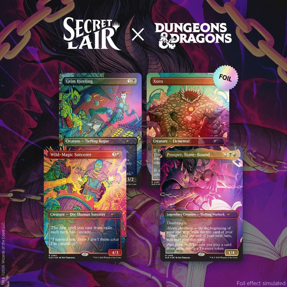 Secret Lair x Dungeons & Dragons®: Shadows Over Baldur's Gate (Foil ...