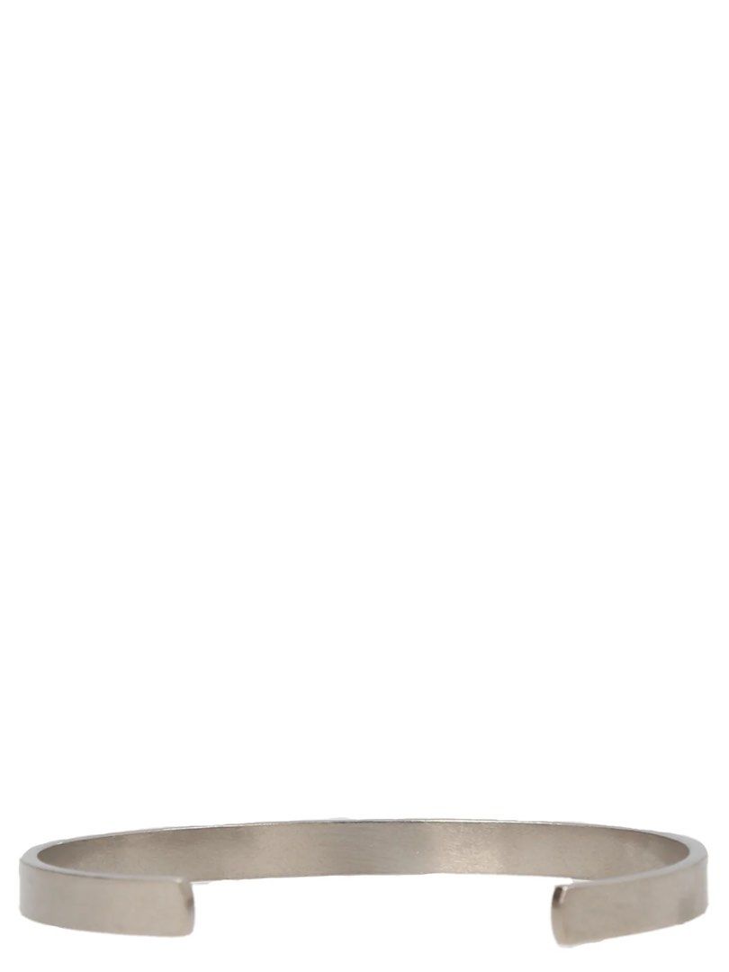 Maison Margiela silver cuff bracelet (Category: Jewelry) located in Manila. Submitted by polyesterspliff (Listing ID 1470053911, Image 2). Description: Margiela Cuff Bracelet frosted Nego No major issues Very small minor scratches 925 Silver.