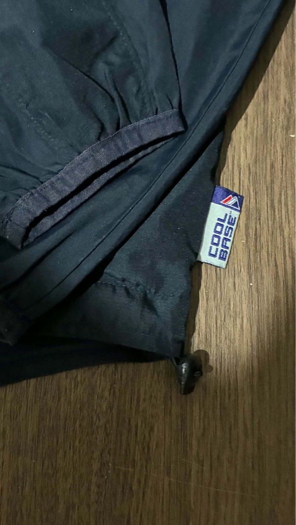 Majestic Athletic New York Yankees Cool Base Pullover Jacket (Category: Coats, Jackets and Outerwear) located in Las Pinas. Submitted by marqusasasas (Listing ID 1470071459, Image 3). Description: - Official MLB Authentic Collection New York Yankees pullover jacket by Majestic - Cool Base technology with moisture-wicking and water-repellent properties - Classic navy blue colorway with embroidered NY chest logo - Team patch on left sleeve and Maje