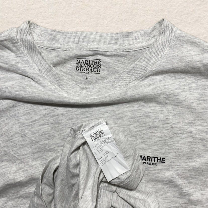 Marithe Francois Girbaud Small Logo Grey Shirt MFG (Category: Shirts) located in Nasipit. Submitted by yopey (Listing ID 1469898247, Image 3). Description: Marithe Francois Girbaud Small Logo Grey Shirt MFG Size: M-L Dimes: 21.5x28 Condition: Verygood Price: 800.