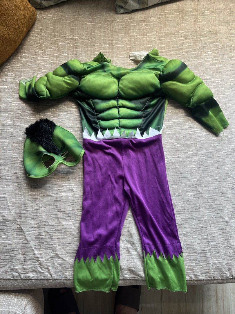 Marvel Avengers and Transformers Kids Costume Bundle (Category: Babies & Kids Fashion) located in San Jose del Monte. Submitted by preloveditems1230 (Listing ID 1470078430, Image 3). Description: - Take all for only ₱1,800.00 - All items were US bought (original) - Set of 5 superhero and transformer costumes for kids - Includes Captain America, Iron Man, Hulk, Thor, and Bumblebee with matching mask - Ideal for Halloween, dress-up parties, and act