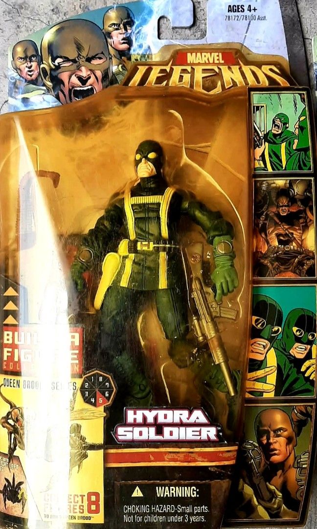 MARVEL LEGENDS ACTION FIGURES (Category: Action & Battle Toys) located in Liloan. Submitted by angelyneroberts_171329 (Listing ID 1470054080, Image 3). Description: FOR SALE MARVEL LEGENDS ACTION FIGURES DESCRIPTION : - 1:12 scale (6-in.) CONDITION : - 10/10, MOC - yellowish packaging on SHE-HULK & HYDRA SOLDIER due to aging, figure not yellowish in actual. - what you see is what you get - LEGIT PRICE : p2500 each (NEGOTIABLE) PLUS SHIPPING FEE L
