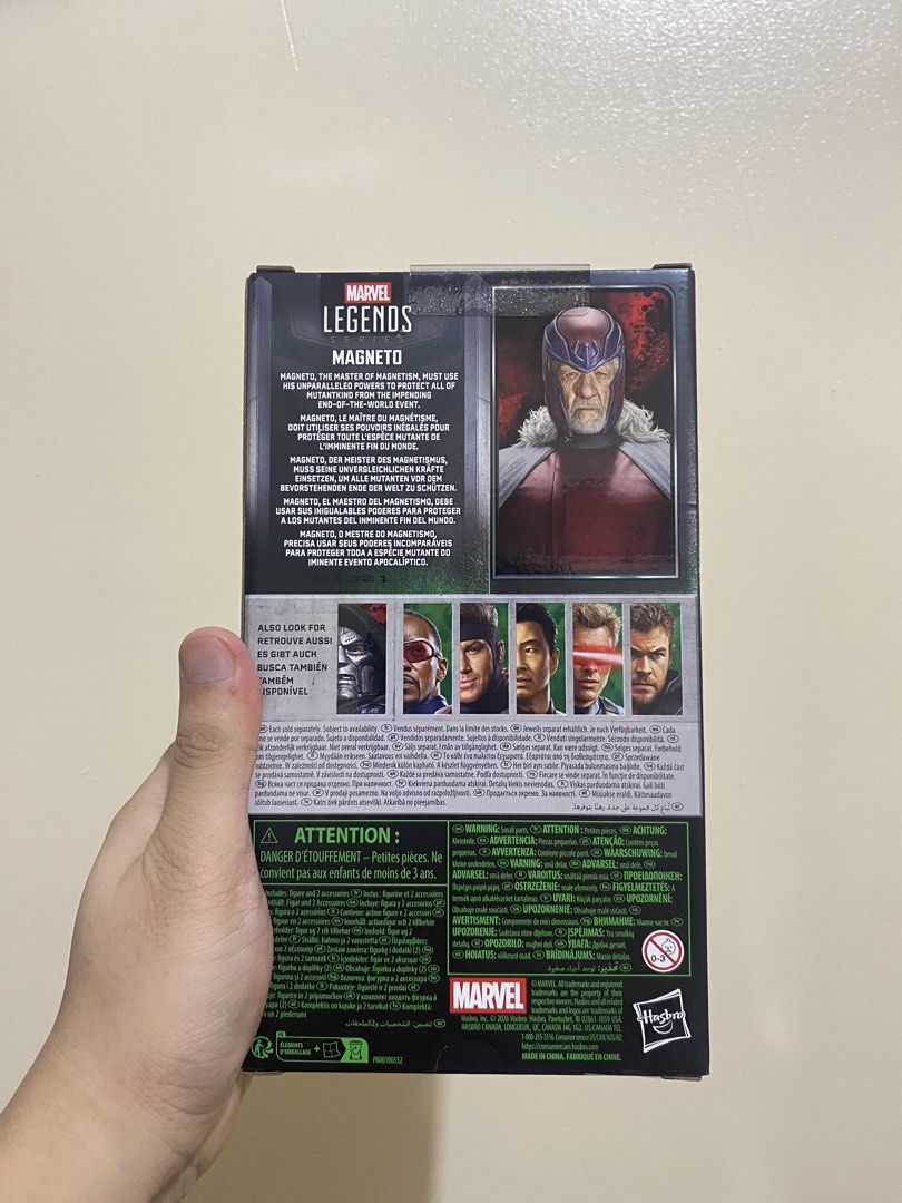 Marvel Legends: Avengers: Doomsday: Magneto (Category: Figurines & Statues) located in Cainta. Submitted by rspbsms17 (Listing ID 1470040422, Image 3). Description: Complete; never been opened; selling at the PO price I got it for (see last picture) RFS: changing lines; This was pre-ordered when I was still collecting MCU figures. I have since switched to comic book-based Marvel Legends and already secured comic Magneto. LOC: Taguig MOP: GCash, b