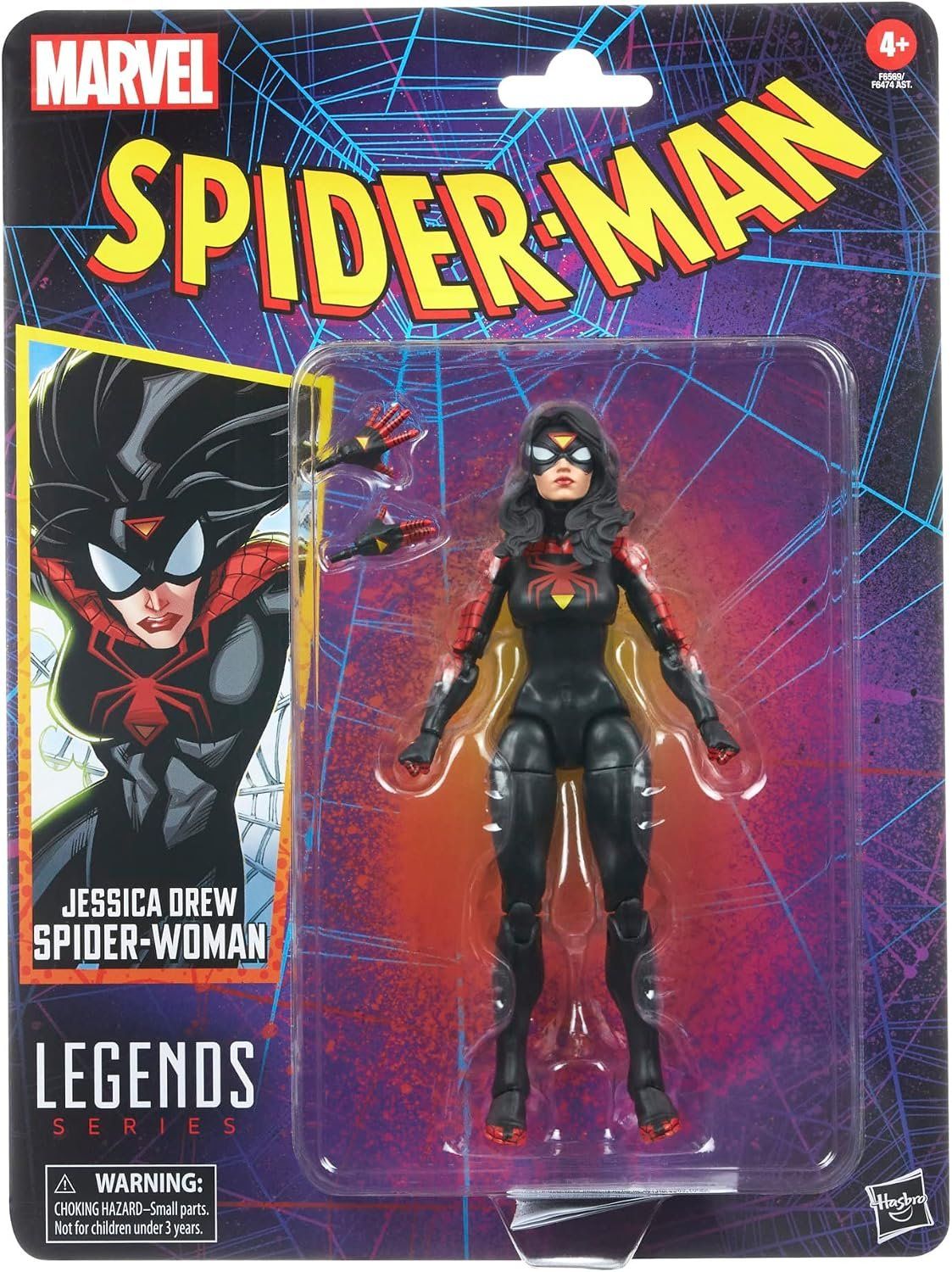 Marvel Legends Series Jessica Drew Spider-Woman, Spider-Man Legends ...