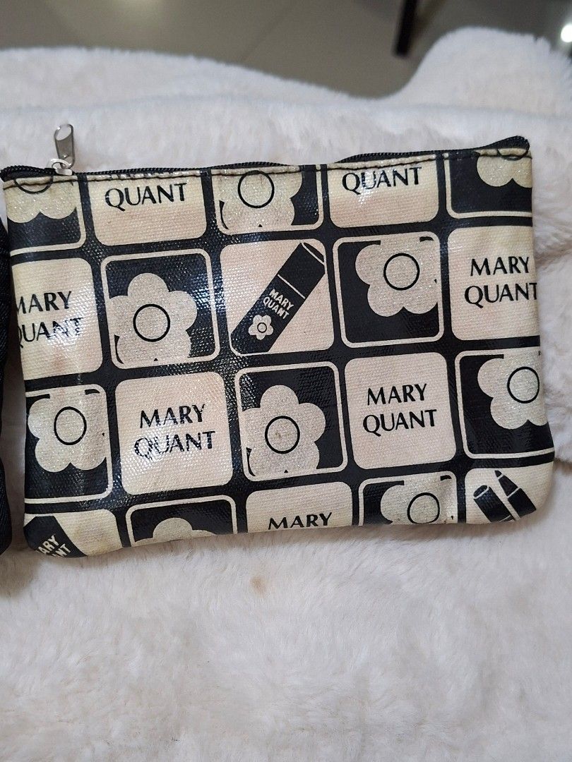 MARY QUANT BUNDLE POUCH (Category: Purses & Pouches) located in Las Pinas. Submitted by annachiaonair2037 (Listing ID 1470127176, Image 2). Description: BUNDLE MARY QUANT POUCH FROM JAPAN PVC HAS MINIMAL DISCLORATION SEE PIC BUT BOTH USABLE Disclaimer: I am not affiliated with, associated with, or authorized by any of the brands featured posted. Any mention of brand names, trademarks, or logos is solely for identification and reference purposes o