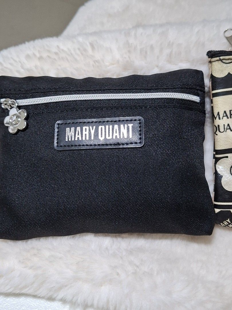 MARY QUANT BUNDLE POUCH (Category: Purses & Pouches) located in Las Pinas. Submitted by annachiaonair2037 (Listing ID 1470127176, Image 3). Description: BUNDLE MARY QUANT POUCH FROM JAPAN PVC HAS MINIMAL DISCLORATION SEE PIC BUT BOTH USABLE Disclaimer: I am not affiliated with, associated with, or authorized by any of the brands featured posted. Any mention of brand names, trademarks, or logos is solely for identification and reference purposes o