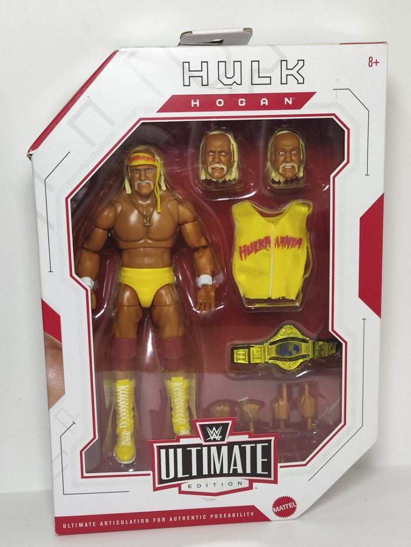 MATTEL Ultimate Hulk Hogan (Category: Action & Battle Toys) located in Santiago. Submitted by lxtoyverse (Listing ID 1470097006, Image 1). Description: back in box complete.