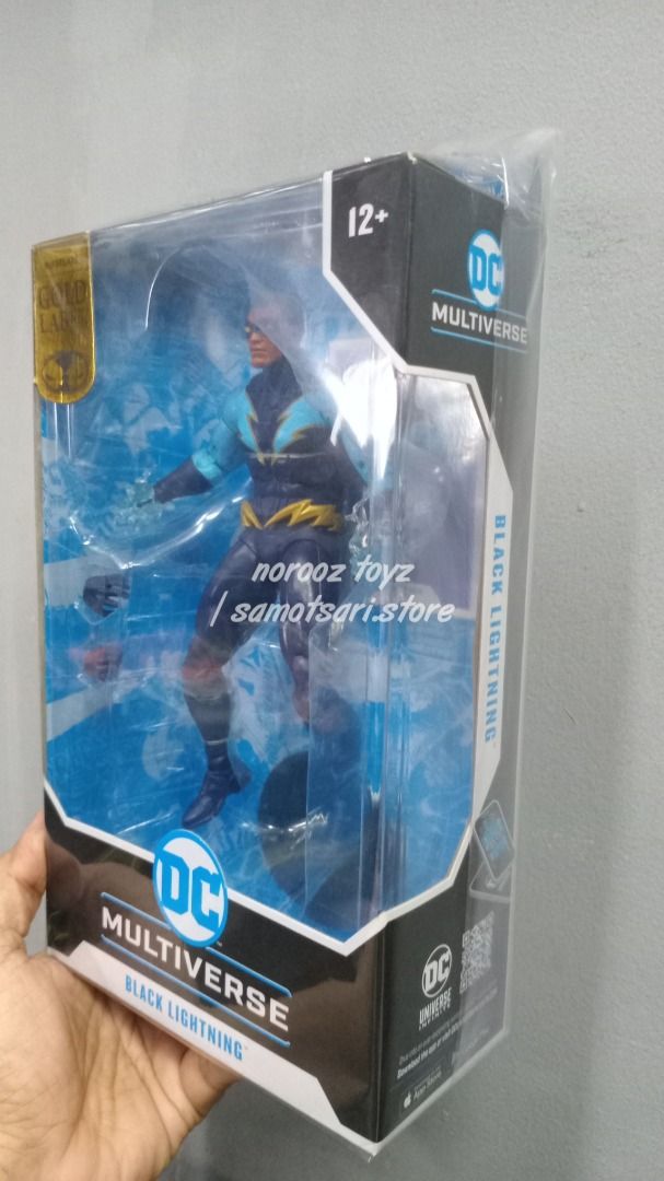 MCF Black Lightning Gold Label (Category: Figurines & Statues) located in Pasig City. Submitted by samotsari.store (Listing ID 1470123400, Image 2). Description: 👀✨ **MCF Black Lightning Gold Label ⚡** Mga boss, silip tayo! 👀⚡ Black Lightning mula sa **McFarlane Toys Gold Label** — isang superhero figure para sa mga DC fans at action figure collectors na gustong dagdagan ang kanilang collection. 📦 **Condition: MISB (Mint in Sealed Box)** 🏷️ *