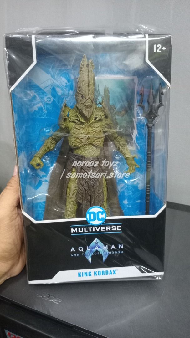 MCF King Kordax (Category: Figurines & Statues) located in Pasig City. Submitted by samotsari.store (Listing ID 1470123563, Image 1). Description: 👀✨ **MCF King Kordax 🌊👑** Mga boss, silip tayo! 👀 King Kordax para sa mga DC Comics fans at action figure collectors na mahilig sa mga character mula sa mundo ng Aquaman. 🌊🔥 📦 **Condition: MISB (Mint in Sealed Box)** 📦 **Box Condition: 9/10** 📹 **Please refer to the video clip for the item's c