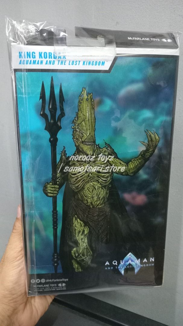 MCF King Kordax (Category: Figurines & Statues) located in Pasig City. Submitted by samotsari.store (Listing ID 1470123563, Image 2). Description: 👀✨ **MCF King Kordax 🌊👑** Mga boss, silip tayo! 👀 King Kordax para sa mga DC Comics fans at action figure collectors na mahilig sa mga character mula sa mundo ng Aquaman. 🌊🔥 📦 **Condition: MISB (Mint in Sealed Box)** 📦 **Box Condition: 9/10** 📹 **Please refer to the video clip for the item's c