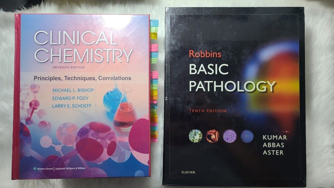 Medtech Books (Category: Textbooks) located in Rizal. Submitted by klwymrll (Listing ID 1469974771, Image 1). Description: MEDTECH BOOKS FOR SALE‼️ Selling my lightly used review notebooks! All are still in good condition, with only a few highlights. PRICES (can negotiate): Hard Bounds: ▪︎Pathology - 500 ▪︎CC - 550 ▪︎Micro - 550 ▪︎Hema - 500 ▪︎IS - 550 ▪︎BB - 650 ▪︎Histology - 400 ▪︎Molecular - 550 Soft Bound: ▪︎CM - 350 ▪︎Histopath - 250 Origina