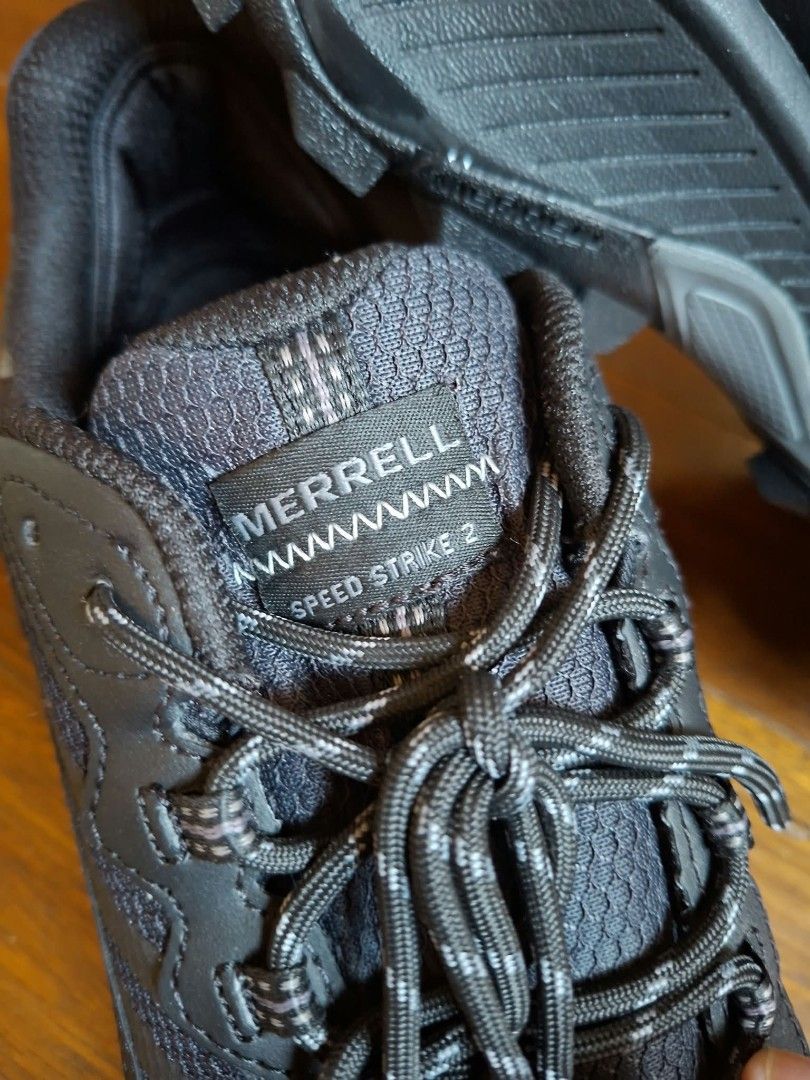 Merrell Speed Strike 2 Waterproof | US 10 (Category: Sneakers) located in Manila. Submitted by deasalvador (Listing ID 1470025159, Image 2). Description: BRAND NEW -no flaws, never used -extra pair -no box (recycled sorry!) Delivery: Metro Manila only!.