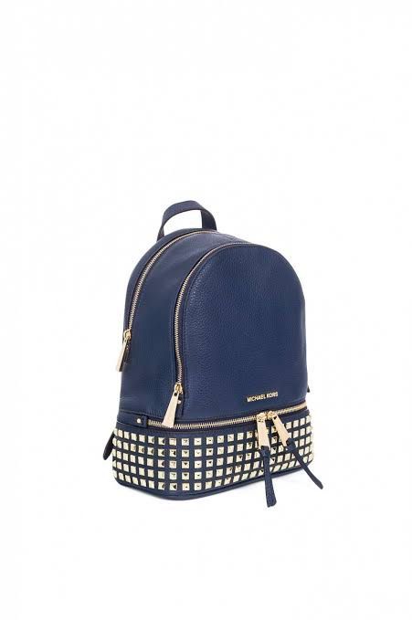 Michael kors (Category: Luxury Bags & Wallets) located in Baguio. Submitted by rheaanne07 (Listing ID 1470077176, Image 1). Description: Michael kors rhea backpack studded Like new Medium Ganda pa nito mga miii Orig.