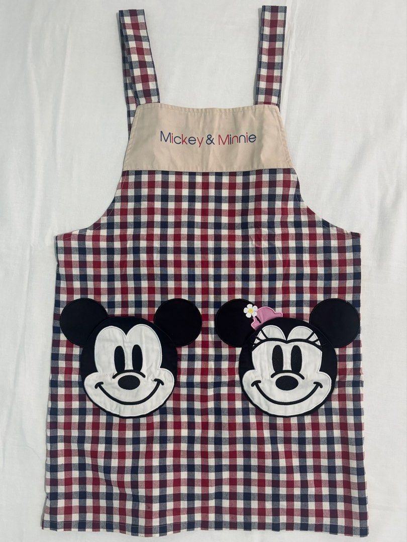 Mickey & Minnie Apron for Kids (Category: Babies & Kids Fashion) located in Manila. Submitted by tindero_ng_ano (Listing ID 1470100423, Image 1). Description: Mickey & Minnie Apron for Kids -Official Merch -Condition: Used twice, like new -Dimensions: 34” (L) × 21.5” (W) -Price: ₱300 -RFS: Decluttering.
