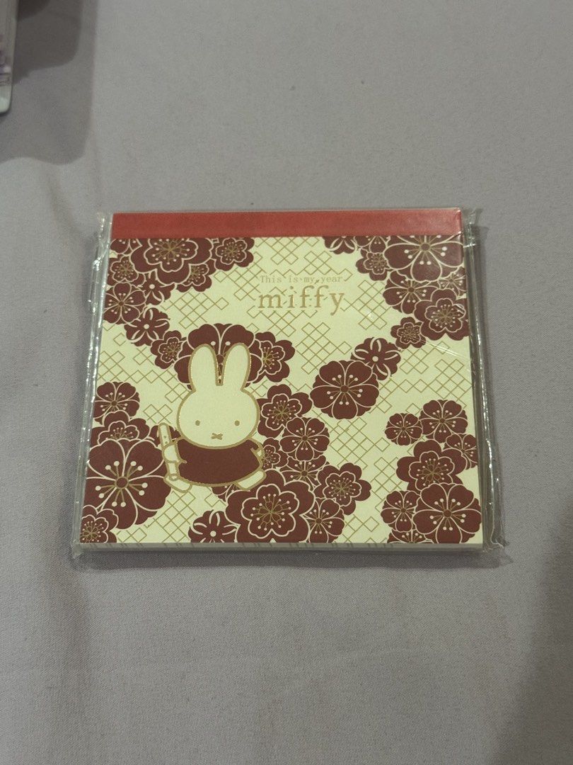 Miffy Lunar New Year Edition Notepad Stationery (Category: Stationery & School Supplies) located in Bacolor. Submitted by mori01927 (Listing ID 1470013069, Image 1). Description: .