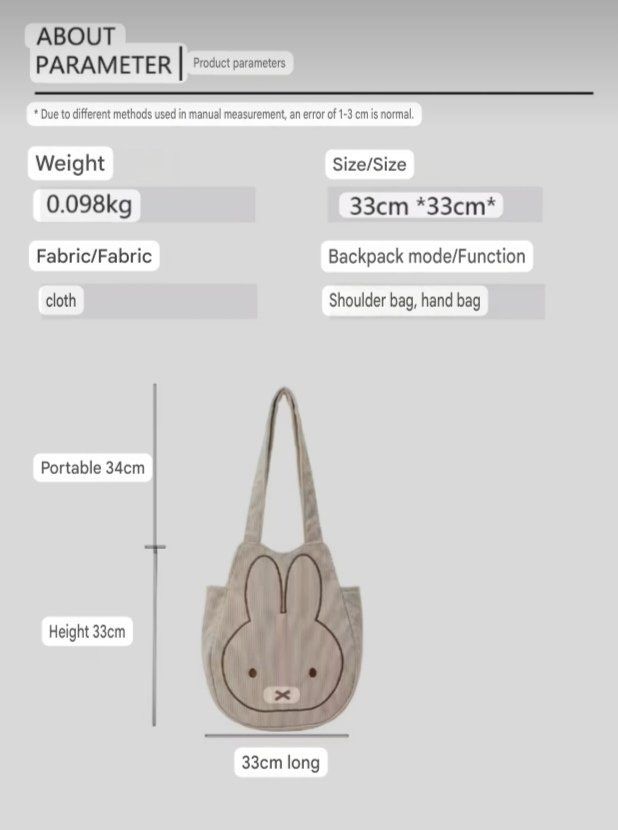 miffy tote bag + pendant (Category: Tote Bags) located in Manila. Submitted by bautistaclarice (Listing ID 1470101354, Image 3). Description: .