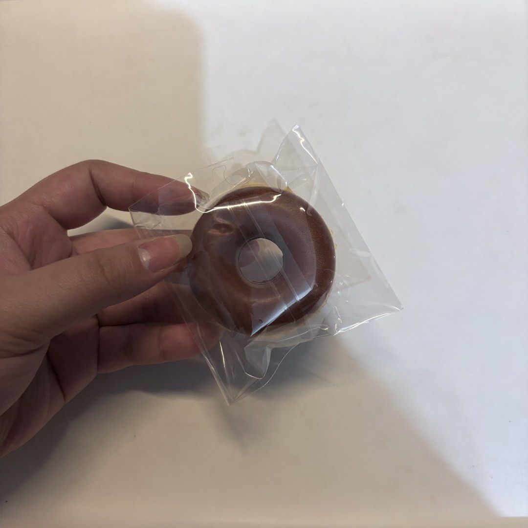 Mini Chocolate Donut Squishy (Category: Interactive Toys) located in Manila. Submitted by buttern0t (Listing ID 1470082239, Image 2). Description: 💌 for proof of transactions & safekeeping of items , dm us on IG @dara.aniks / @puffyberries ✮⋆˙.