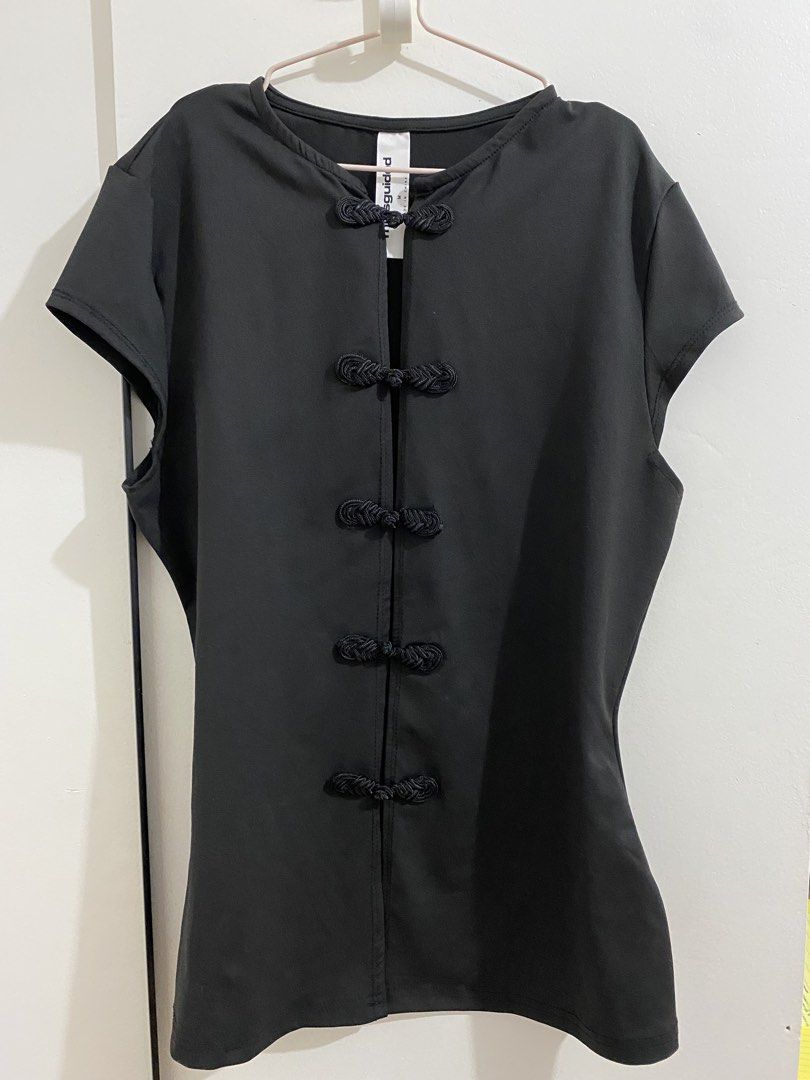 Missguided Mandarin Collar Top with Frog Closures (Category: Others Tops) located in Naga. Submitted by she_clutter (Listing ID 1470113296, Image 1). Description: Brandnew Bust: 34-36 Waist: 28-30.