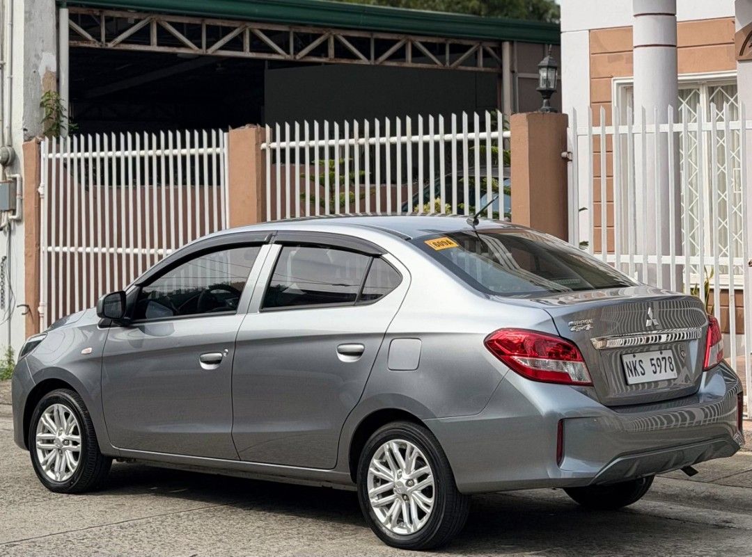 Mitsubishi Mirage G4 GLX Auto (Category: Used Cars) located in Manila. Submitted by jennyzia1123 (Listing ID 1470029217, Image 2). Description: 🔥 2025 MITSUBISHI MIRAGE G4 GLX 1.2 CVT AUTOMATIC 🔥 14K ODO ONLY - GOOD AS NEW! ✅ PHP 600,000 CASH - NEGOTIABLE ✅ LOW DP: 5K ONLY! ✅ Monthly: 16,917 for 60 months FEATURES: - Titanium Gray Metallic - 14,000km Original Mileage - Automatic Transmission / Gasoline - Keyless Entry / Push Start - Touchscreen