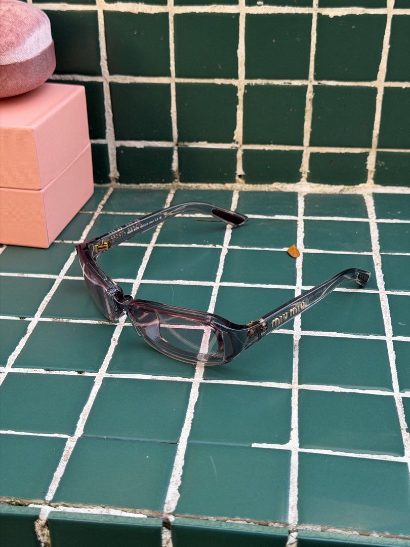 MIU MIU (Category: Luxury Accessories) located in Angeles City. Submitted by secondluxph (Listing ID 1470091680, Image 3). Description: MIU MIU RUNWAY SUNGLASSES SMUC07 IN AMBER/PEONY BIO GRADIENT LENSES COMPLETE INCLUSIONS BOX, CASE, MICROFIBER CLOTH PRISTINE CONDITION JAPAN/HONGKONG SOURCE .