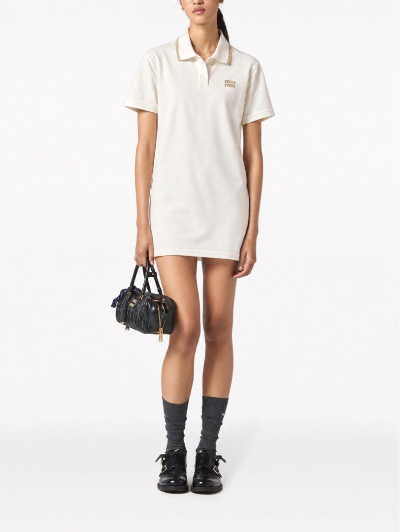 ⚜️Miu Miu Midi dress (Category: Luxury Apparel) located in Makati City. Submitted by 90sangel (Listing ID 1455308923, Image 2). Description: •Item: Miu Miu midi dress⚜️✨ •Size: •Condition: As New, clean - no hidden issue 🤎.