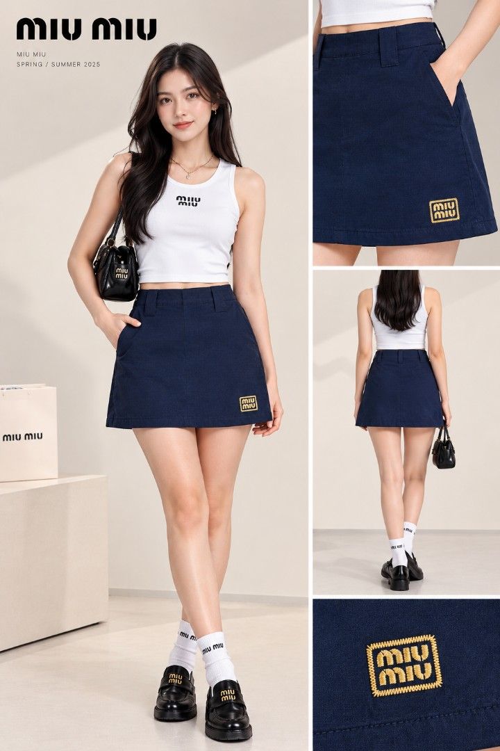 MIU MUI (Category: Skirts) located in Tacurong. Submitted by fiercemoon_4d0766 (Listing ID 1469969602, Image 1). Description: MIU Miu mini skirt with Hang tag.