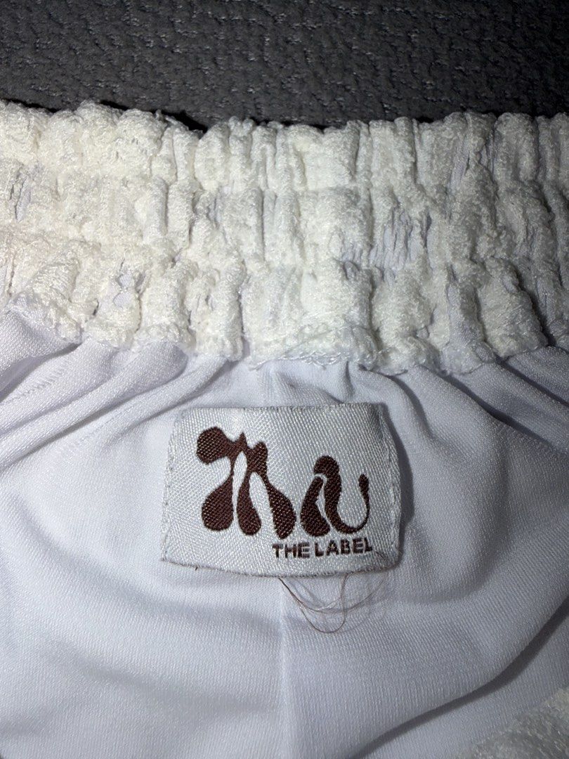 Miu the Label White Lace Soleil Pants (Category: Other Bottoms) located in Quezon City. Submitted by spicycalimaki (Listing ID 1470053178, Image 2). Description: - size XS (fits 22-24 waistline) - last price posted MEASUREMENT Length: 36.5” 🏷️ zara h&m mango uniqlo monki cotton on urban revivo bershka pull & bear love bonito editors market carino miu phia isa the label beyond collective sopheme.