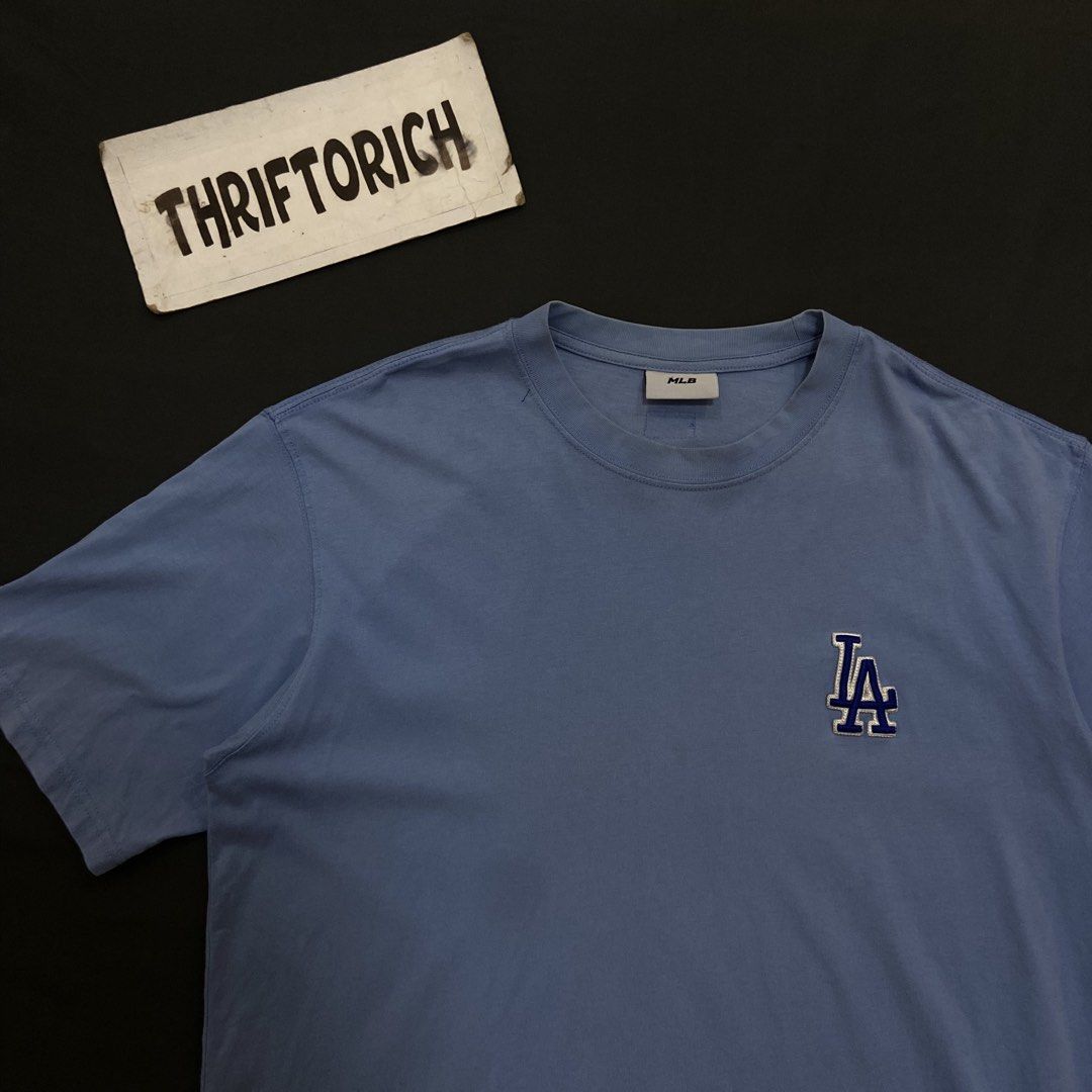 Mlb la blue tshirt (Category: Tshirts & Polo Shirts ) located in Manila. Submitted by ivan_carbungco (Listing ID 1469997795, Image 2). Description: MLB LA BLUE TSHIRT 23 by 29.5 GOOD CONDITION NEED WASH COMPLETE TAGS 800 CLAIM.