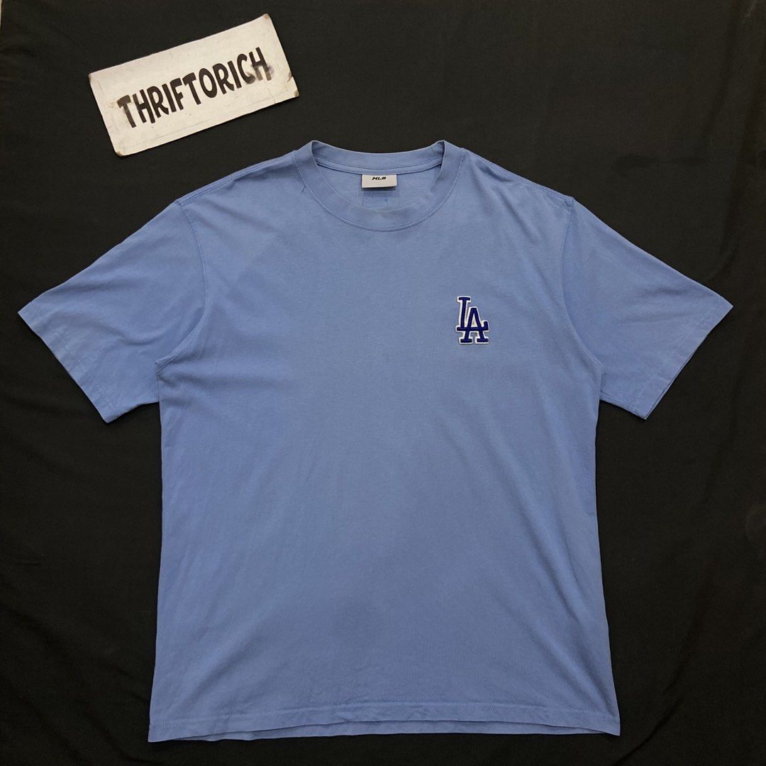 Mlb la blue tshirt (Category: Tshirts & Polo Shirts ) located in Manila. Submitted by ivan_carbungco (Listing ID 1469997795, Image 1). Description: MLB LA BLUE TSHIRT 23 by 29.5 GOOD CONDITION NEED WASH COMPLETE TAGS 800 CLAIM.