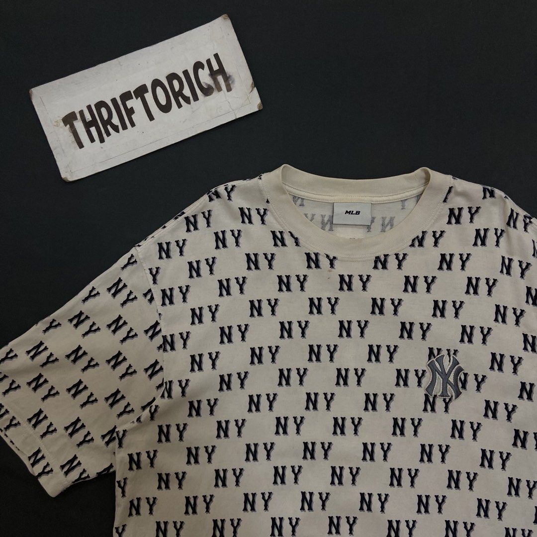 Mlb ny aop cream tshirt (Category: Tshirts & Polo Shirts ) located in Manila. Submitted by ivan_carbungco (Listing ID 1469997087, Image 2). Description: MLB NY AOP CREAM TSHIRT 21 by 27.5 GOOD CONDITION NEED WASH COMPLETE TAGS 800 CLAIM.