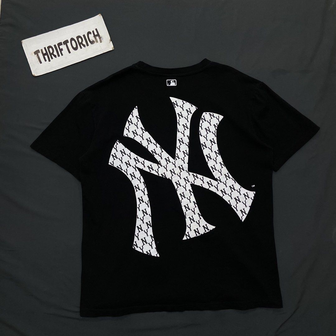 Mlb ny big logo black tshirt (Category: Tshirts & Polo Shirts ) located in Manila. Submitted by ivan_carbungco (Listing ID 1469999843, Image 1). Description: MLB BIG LOGO BLACK TSHIRT 23 by 27.5 GOOD CONDITION NEED WASH COMPLETE TAGS 800 CLAIM.