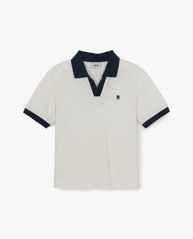 Mlb polo shirt womens (Category: Shirts) located in Manila. Submitted by machoxmatt (Listing ID 1470066720, Image 1). Description: brandnew size: medium(w18, L23) issue: light stain, not sure if can be removed (last photo) mop:bdo/gcash shipping at buyer's expense.