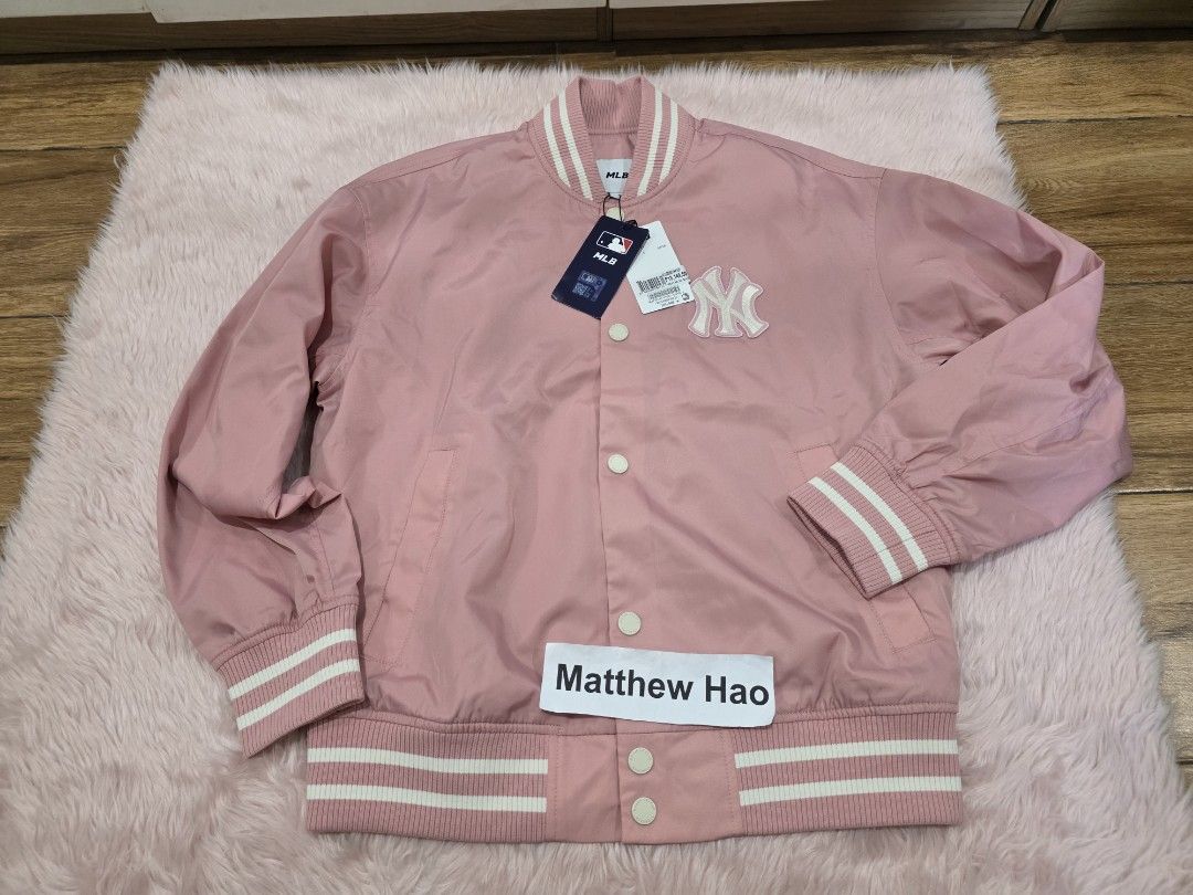 Mlb varsity jacket womens (Category: Coats, Jackets and Outerwear) located in Manila. Submitted by machoxmatt (Listing ID 1469978936, Image 2). Description: brandnew size: small (w21, L25) mop:bdo/gcash shipping at buyer's expense.