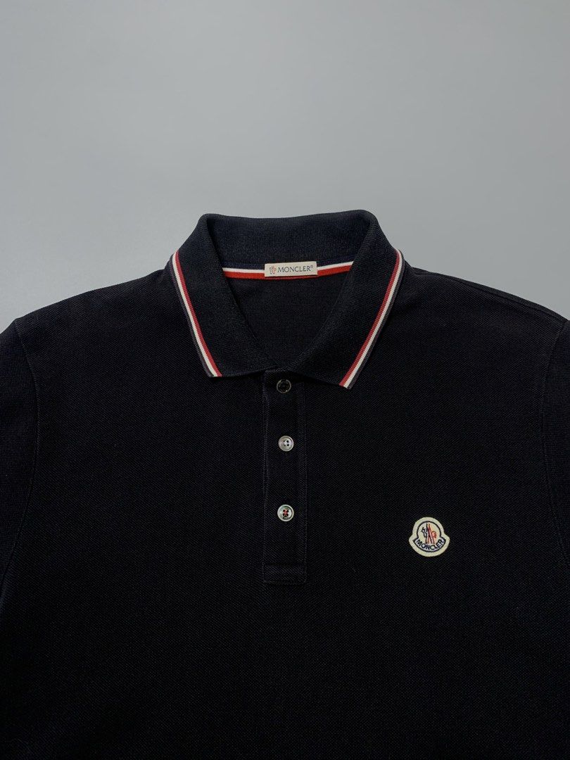 Moncler stripe Polo Shirt Black (Category: Luxury Apparel) located in Manila. Submitted by macadr1p (Listing ID 1470114411, Image 2). Description: Moncler 𝑴𝒆𝒂𝒔𝒖𝒓𝒆𝒎𝒆𝒏𝒕𝒔 — 20x27 𝑩𝒆𝒔𝒕 𝑭𝒊𝒕 — Medium 𝑪𝒐𝒍𝒐𝒓 𝑹𝒂𝒕𝒆— 9.5/10 𝑪𝒐𝒏𝒅𝒊𝒕𝒊𝒐𝒏 — Excellent 𝑻𝒂𝒈𝒔 — Complete 𝑰𝒔𝒔𝒖𝒆𝒔 — None 𝑭𝒂𝒃𝒓𝒊𝒄 — High-quality 𝑫𝑰𝑺𝑪𝑳𝑨𝑰𝑴𝑬𝑹❗️ 𝑨𝒍𝒍 𝒑𝒉𝒐𝒕𝒐𝒔, 𝒃𝒓𝒂𝒏𝒅 𝒏𝒂𝒎𝒆𝒔, 𝒍𝒐𝒈𝒐𝒔, 𝒂𝒏𝒅 𝒕𝒓𝒂𝒅𝒆𝒎𝒂𝒓𝒌𝒔 𝒃�